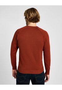 Lee - LEE MĘSKI SWETER CLEAN RAGLAN SWEATER SWEET MAPLE 112355672. Długość rękawa: raglanowy rękaw #3