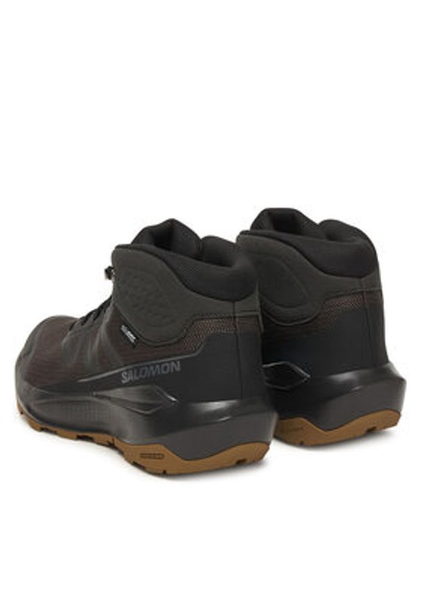 salomon - Salomon Trekkingi Elixir Tour Mid Waterproof L47577800 Brązowy. Kolor: brązowy. Materiał: materiał. Sport: turystyka piesza