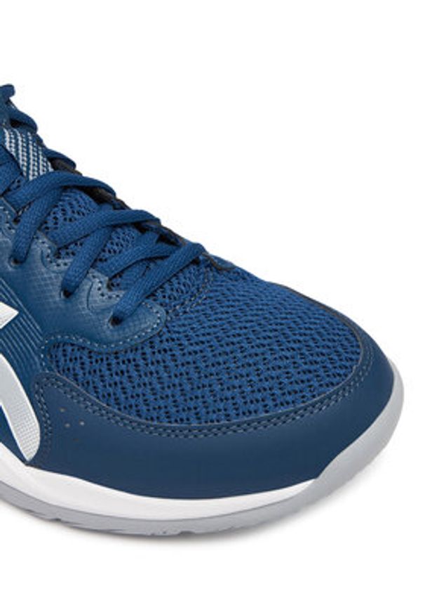 Asics Buty halowe Gel-Rocket 12 1071A116 Niebieski. Kolor: niebieski. Materiał: materiał