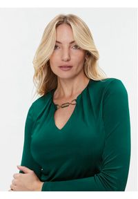 Marciano Guess Bluzka Tina 3BGP09 6136A Zielony Regular Fit. Kolor: zielony. Materiał: wiskoza #5
