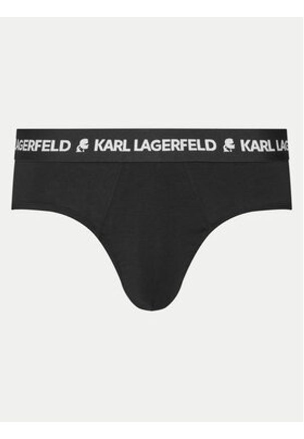 Karl Lagerfeld - KARL LAGERFELD Komplet slipów A1M47152 Czarny. Kolor: czarny. Materiał: bawełna