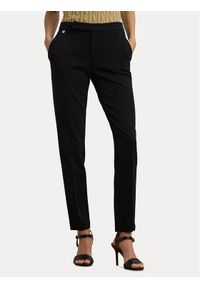 Lauren Ralph Lauren - LAUREN RALPH LAUREN Spodnie materiałowe 200758961002 Czarny Straight Fit. Kolor: czarny. Materiał: wiskoza #1
