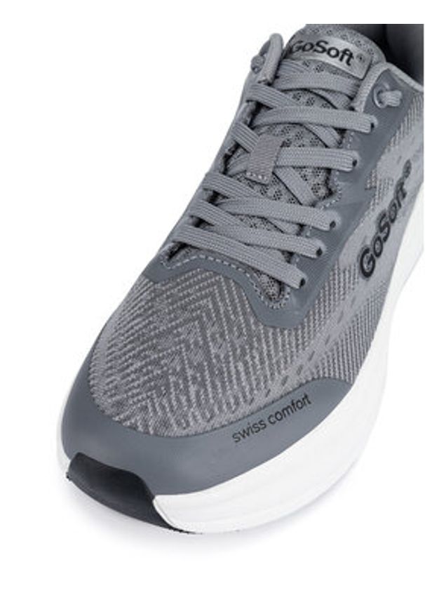 Go Soft Sneakersy MF1636-1 Szary. Kolor: szary. Materiał: materiał