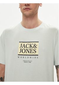 Jack & Jones - Jack&Jones T-Shirt Lafayette 12252681 Niebieski Standard Fit. Kolor: niebieski. Materiał: bawełna #6