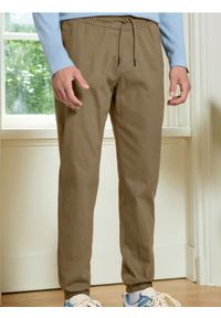 Sinsay - Spodnie jogger - beżowy. Kolor: beżowy