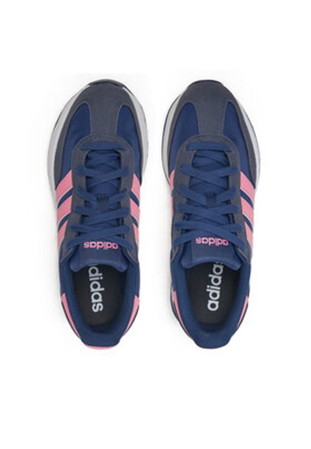 Adidas - adidas Sneakersy Run 70s 2.0 Shoes Kids JI2246 Granatowy. Kolor: niebieski. Materiał: materiał. Sport: bieganie