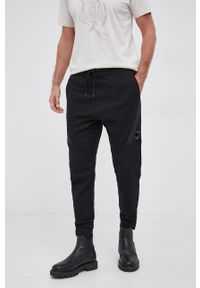 C.P. Company - Spodnie bawełniane. Kolor: czarny. Materiał: bawełna #1