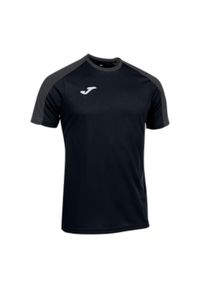 Koszulka do piłki nożnej męska Joma Eco Champioship z krótkim rękawem. Kolor: szary, wielokolorowy, brązowy, czarny. Długość rękawa: krótki rękaw. Długość: krótkie. Sport: piłka nożna #1