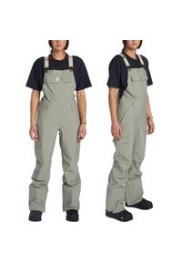 DC Shoes - Spodnie narciarskie damskie DC Valiant Bib na szelkach 10K. Kolor: zielony. Materiał: poliester. Sezon: zima. Sport: narciarstwo #1