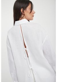 Twinset Milano - Koszula damska lniana TWINSET. Materiał: len #3