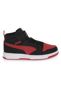 Buty do chodzenia dla dzieci Puma Rebound V6 Mid. Zapięcie: rzepy. Kolor: wielokolorowy. Materiał: materiał, syntetyk. Szerokość cholewki: normalna. Sport: turystyka piesza