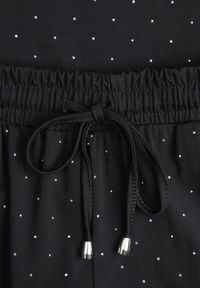 Born2be - Czarny Komplet Bawełniany o Fasonie Oversize T-shirt i Spodnie Azilane. Kolor: czarny. Materiał: bawełna #7