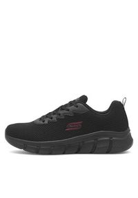 skechers - Skechers Sneakersy BOBS B Flex 118106 BBK Czarny. Kolor: czarny. Materiał: materiał, mesh #5