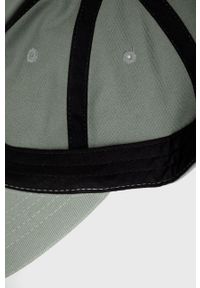 Vans czapka bawełniana kolor zielony z aplikacją. Kolor: zielony. Materiał: bawełna. Wzór: aplikacja #2