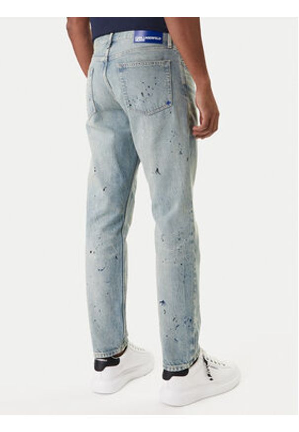 Karl Lagerfeld Jeans Jeansy B1M10054 Niebieski Tapered Fit. Kolor: niebieski