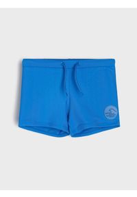 Sinsay - Jednolite kąpielówki - niebieski. Kolor: niebieski. Wzór: jednolity #1