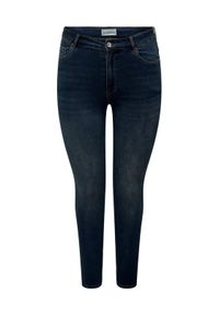 ONLY Carmakoma Jeansy 15300871 Czarny Skinny Fit. Kolor: czarny #1