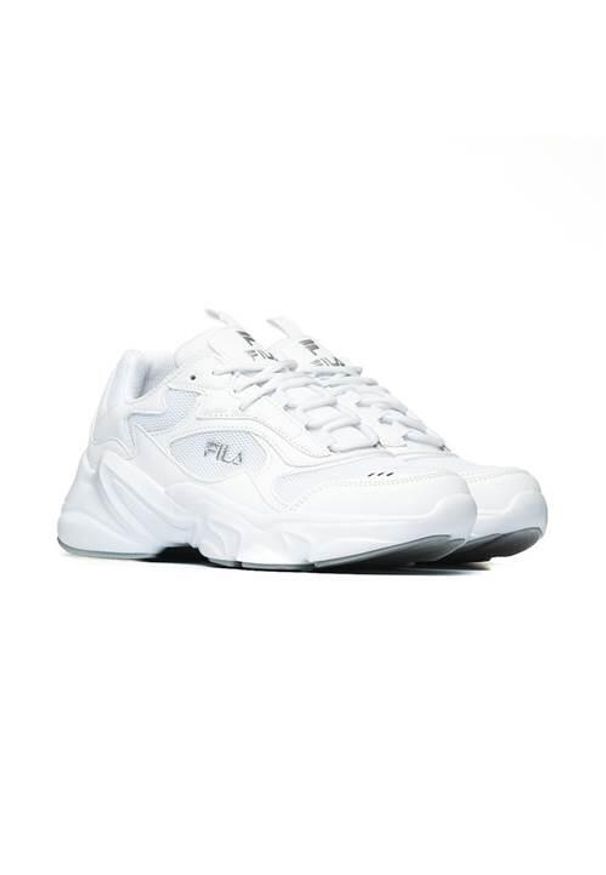 Buty do chodzenia damskie Fila Collene Teens. Zapięcie: sznurówki. Kolor: biały. Materiał: syntetyk, materiał. Szerokość cholewki: normalna. Sport: turystyka piesza