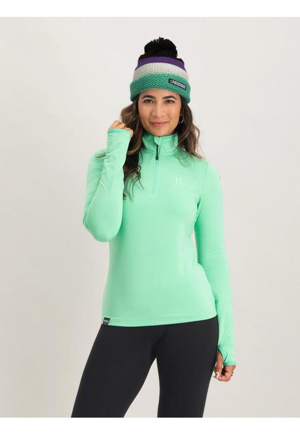 POEDERBAAS - Czapka narciarska dla dorosłych Poederbaas Park Beanie. Kolor: zielony. Materiał: akryl. Wzór: kolorowy. Sezon: zima. Styl: klasyczny, sportowy