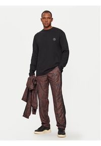 Just Cavalli Longsleeve 77OAHE10 Czarny Regular Fit. Kolor: czarny. Materiał: bawełna. Długość rękawa: długi rękaw #4