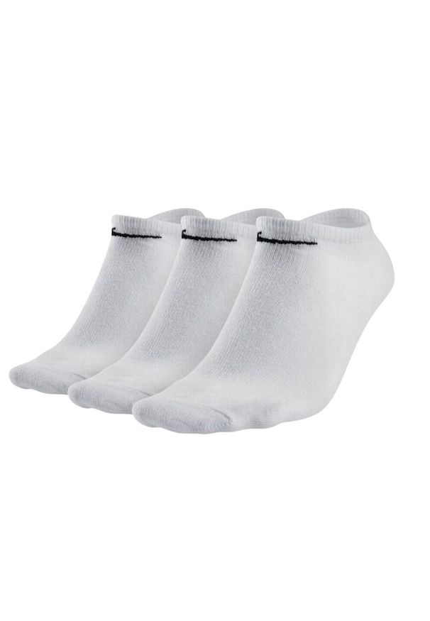 Nike - Bawełniane Skarpetki Unisex Dla Dorosłych (zestaw 3 Sztuk). Kolor: biały. Materiał: bawełna. Sport: turystyka piesza