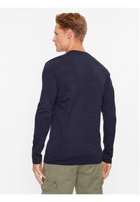 Guess Longsleeve Original Logo M2YI31 I3Z14 Granatowy Slim Fit. Kolor: niebieski. Materiał: bawełna. Długość rękawa: długi rękaw #3
