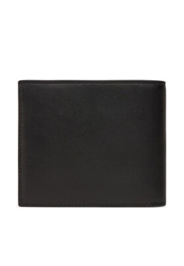 Emporio Armani Mały Portfel Męski EM000992 AF13671 UC001 Czarny. Kolor: czarny. Materiał: skóra