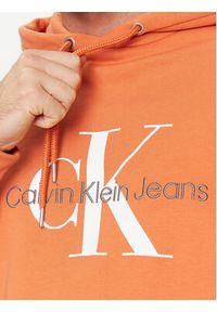 Calvin Klein Jeans Bluza J30J320805 Pomarańczowy Regular Fit. Kolor: pomarańczowy. Materiał: bawełna #5