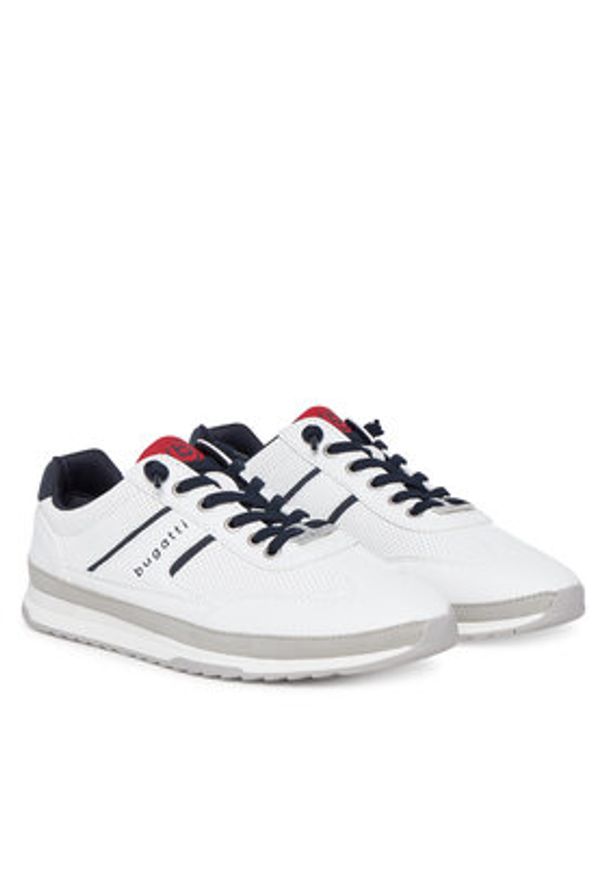 Bugatti Sneakersy 321-A3A01-5050 Biały. Kolor: biały. Materiał: skóra