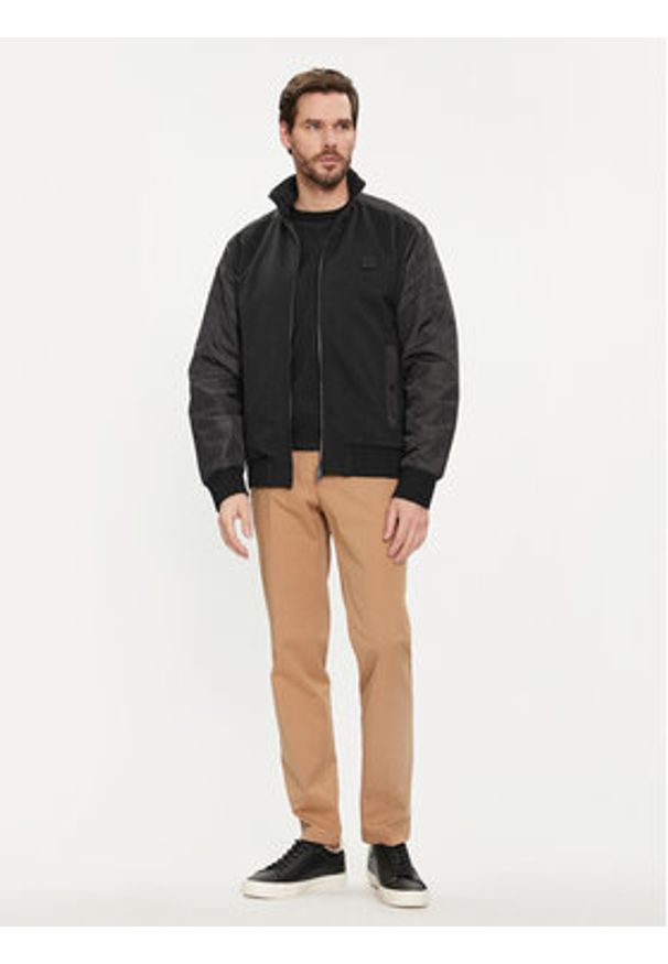 BOSS - Boss Kurtka przejściowa Shepherd 53 50508858 Czarny Regular Fit. Kolor: czarny. Materiał: bawełna