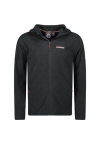 Bluza polarowa męska Geographical Norway UNICIA MEN 224 regularny krój z. Kolor: czarny. Materiał: poliester. Sport: turystyka piesza #1