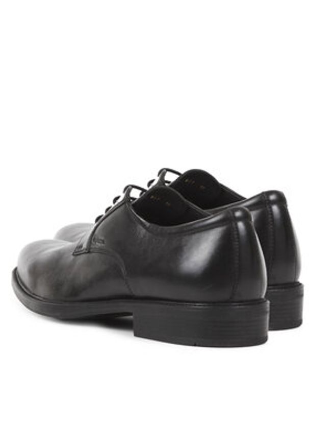 Geox Półbuty U Carnaby D U52W1D 00043 C9999 Czarny. Kolor: czarny. Materiał: skóra