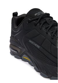 skechers - Skechers Trekkingi Max Protect 237672 BKCC Czarny. Kolor: czarny. Materiał: skóra. Sport: turystyka piesza #5