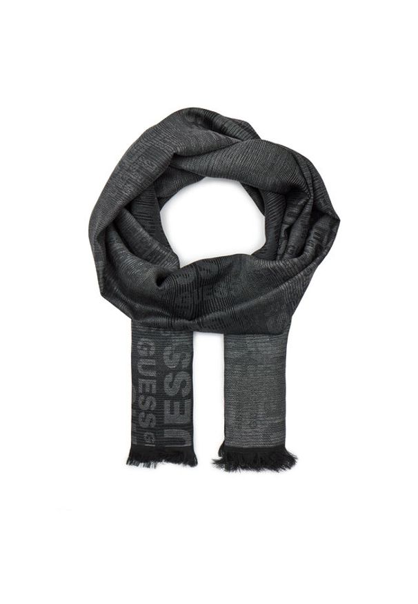 Guess Szalik AM9408 VIS03 Czarny. Kolor: czarny. Materiał: wiskoza, materiał