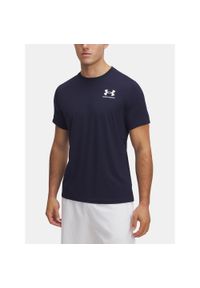 Koszulka treningowa męska Under Armour HeatGear Fitted. Kolor: niebieski. Sport: fitness