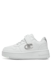 Champion Sneakersy Low Cut Shoe Rebound Plat Metal G Ps S32751-WW001 Biały. Kolor: biały. Materiał: skóra #3