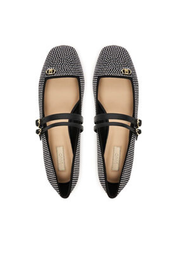 Liu Jo Baleriny Brigitte 06 SF5113 TX364 Czarny. Kolor: czarny. Materiał: materiał