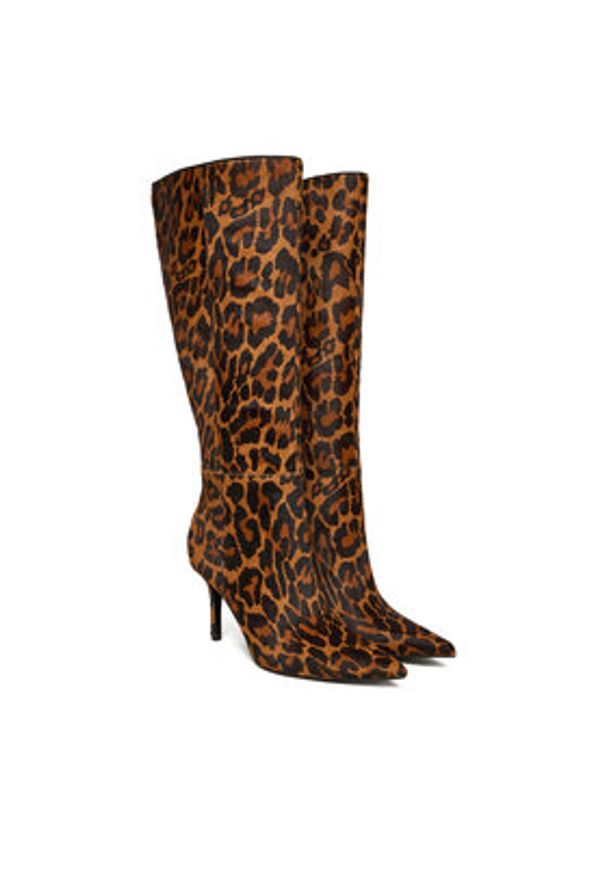 Guess Kozaki FLFGSS LEA11 Brązowy. Kolor: brązowy. Materiał: skóra