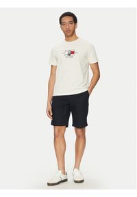 TOMMY HILFIGER - Tommy Hilfiger Szorty materiałowe Harlem MW0MW37804 Granatowy Regular Fit. Kolor: niebieski. Materiał: len #5
