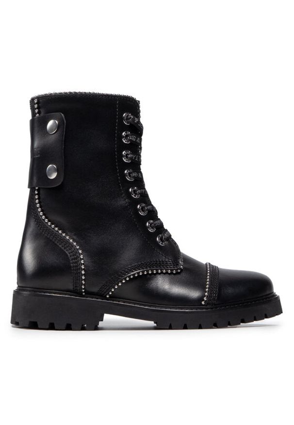 Zadig&Voltaire - Zadig & Voltaire Trzewiki Joe WKAA1730F Czarny. Kolor: czarny. Materiał: skóra