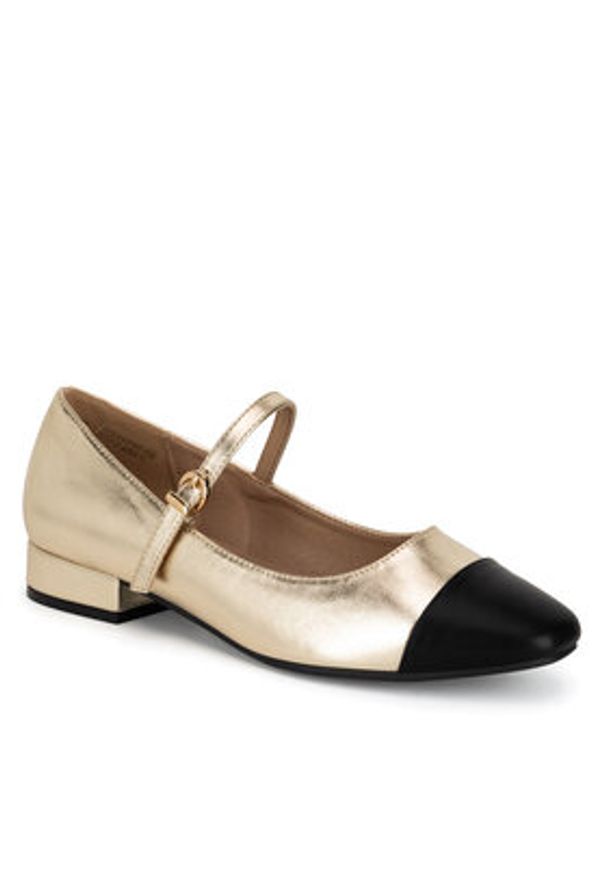Clara Barson Baleriny WS24040-02 Złoty. Kolor: złoty. Materiał: materiał, syntetyk
