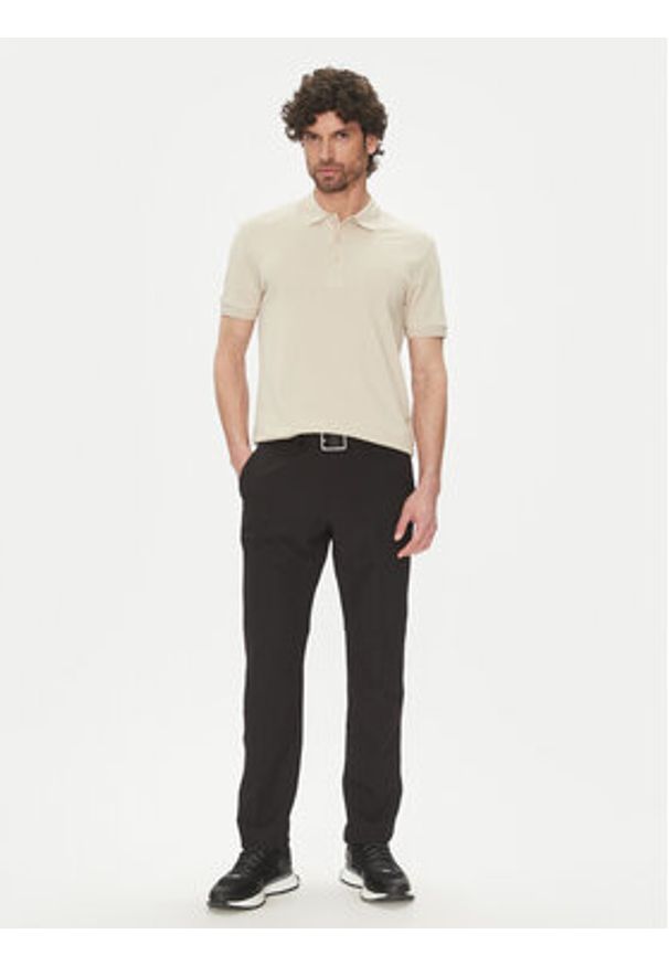 BOSS Polo Paddy 50469055 Beżowy Regular Fit. Typ kołnierza: polo. Kolor: beżowy. Materiał: bawełna
