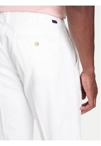 Robe di Kappa Szorty materiałowe Oris 600BTI0 Écru Slim Fit. Materiał: bawełna