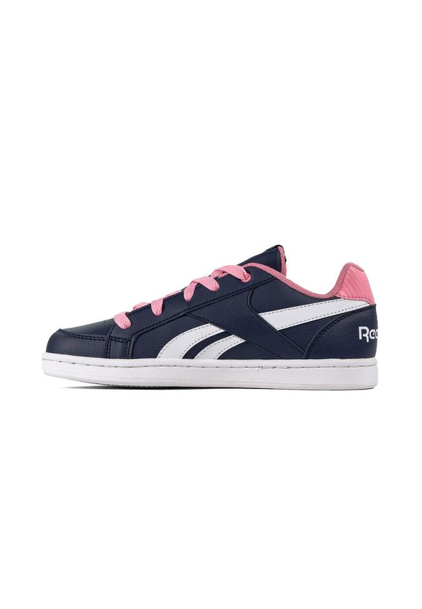 Buty do chodzenia dla dzieci Reebok Royal Prime. Okazja: na co dzień. Zapięcie: sznurówki. Kolor: czarny. Materiał: materiał, syntetyk. Szerokość cholewki: normalna. Model: Reebok Royal. Sport: turystyka piesza