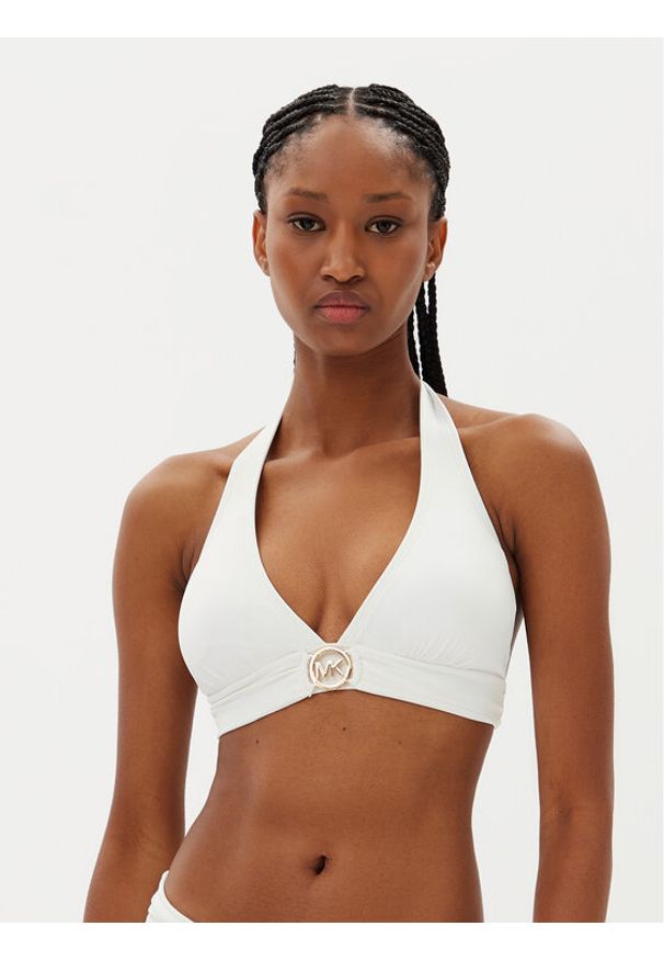 MICHAEL Michael Kors Góra od bikini MM7M275 Biały. Kolor: biały. Materiał: syntetyk