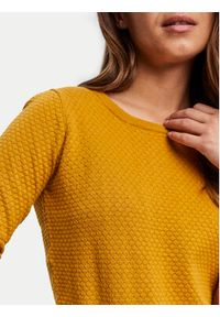 Vero Moda Sweter Care 10136644 Pomarańczowy Regular Fit. Kolor: pomarańczowy. Materiał: bawełna #3