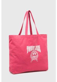 Tommy Jeans torebka kolor różowy. Kolor: różowy. Rodzaj torebki: na ramię #2