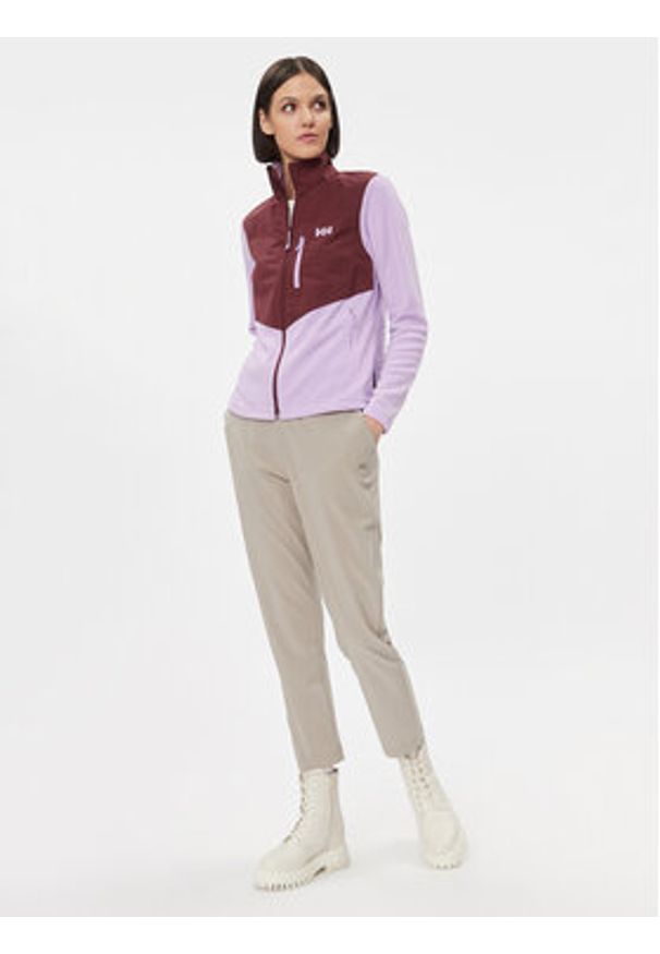 Helly Hansen Polar Daybreaker Block 49465 Fioletowy Regular Fit. Kolor: fioletowy. Materiał: syntetyk