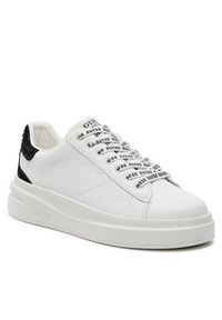 Guess Sneakersy FLTELB LEA12 Biały. Kolor: biały. Materiał: skóra #4