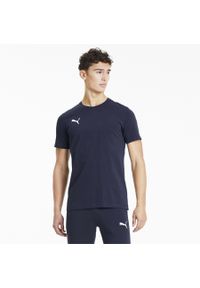 Niebieski T-Shirt Puma Teamgoal 23 Casuals Tee Dorosłych. Kolor: niebieski. Materiał: bawełna